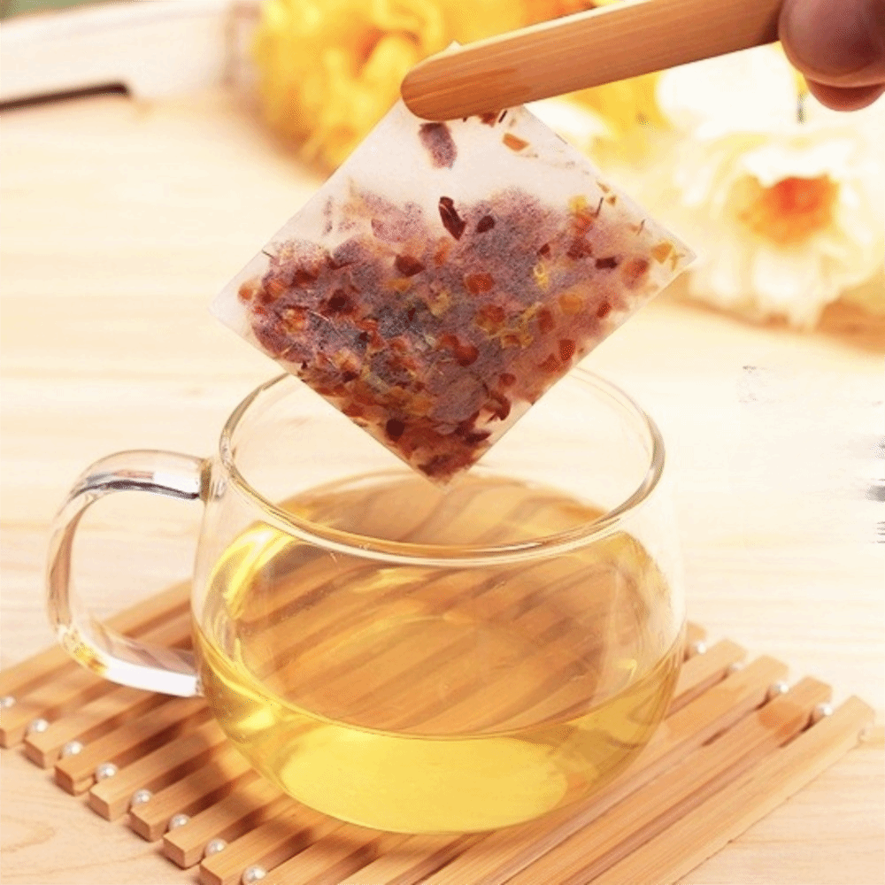 100개입, 부직포 재질의 일회용 티백, 덮개형 밀봉  - Herbal Tea 리뷰 및 가격