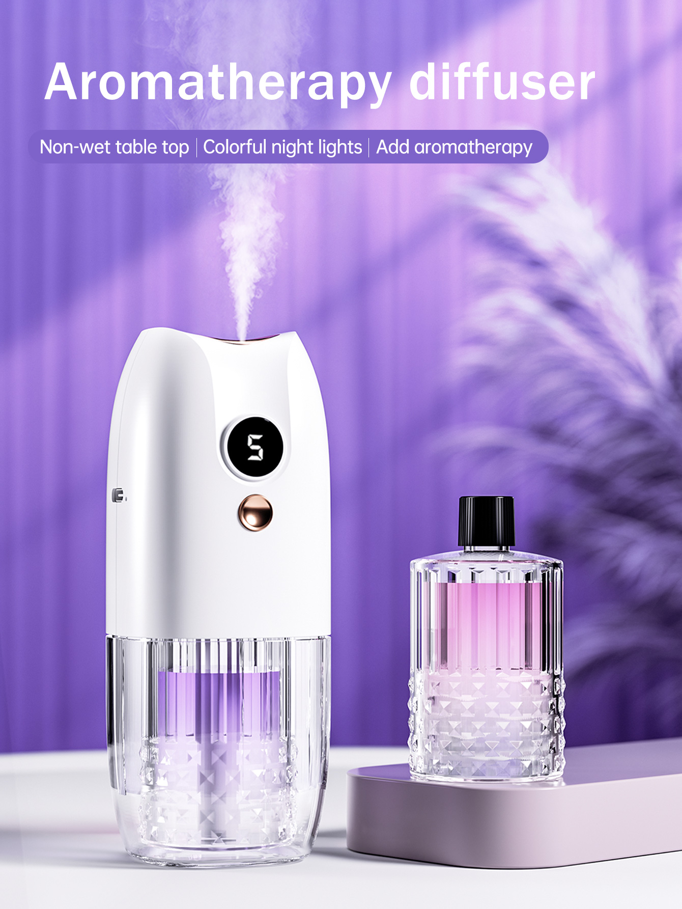 다기능 충전식 휴대용 아로마 디퓨저 에센셜 오일 디퓨저 - Lavender Oil 리뷰 및 가격