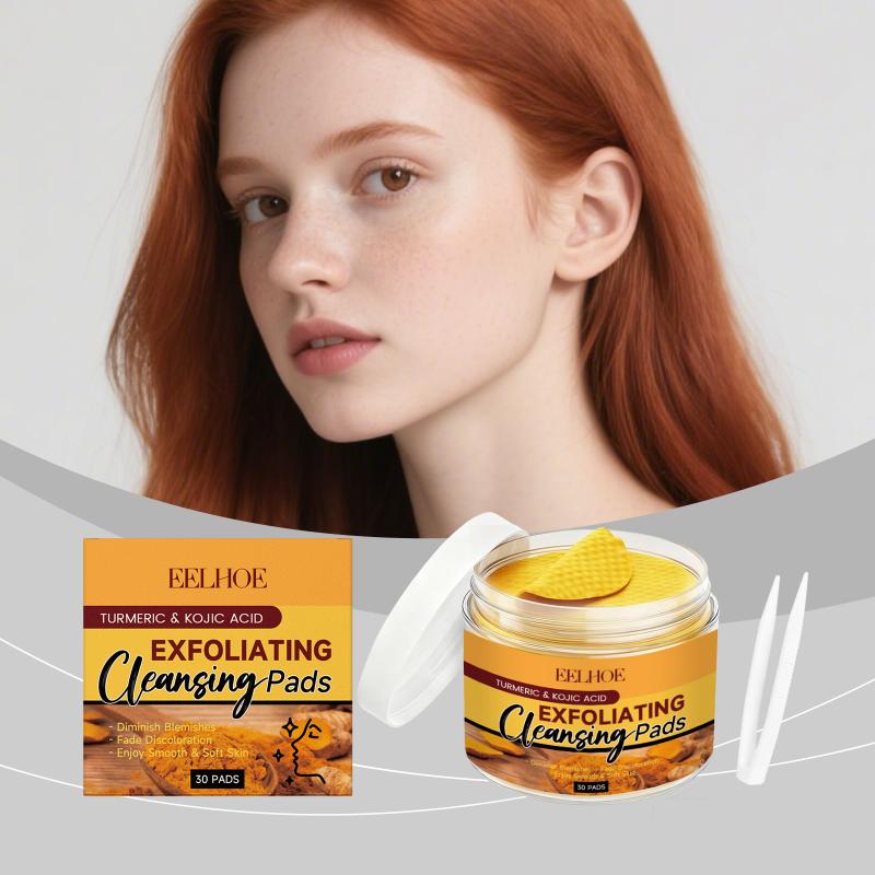 강황 코직산 클렌징 패드는 부드럽게 각질을 제거하고,  - Turmeric 리뷰 및 가격