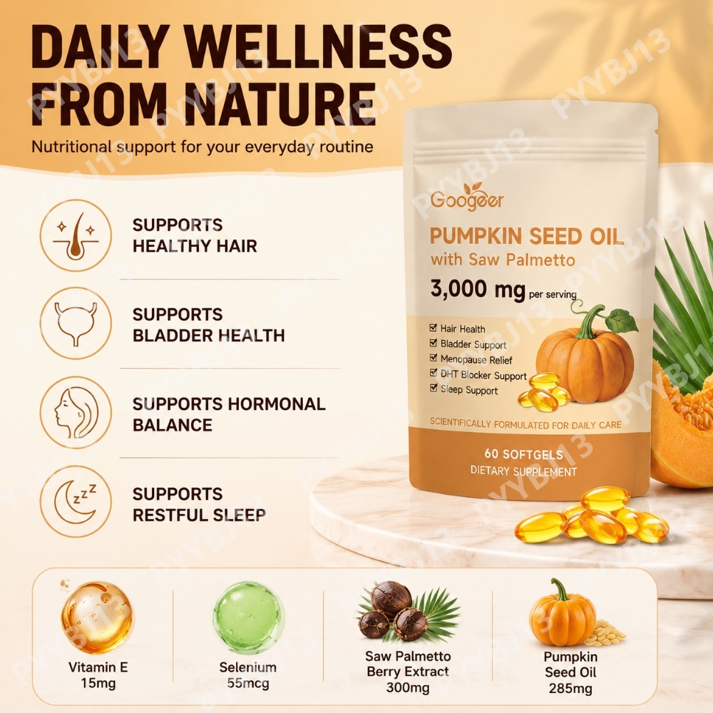 구거 호박씨 오일 소프트젤 (쏘 팔메토, 비타민 E,  - Herbal Supplement 리뷰 및 가격