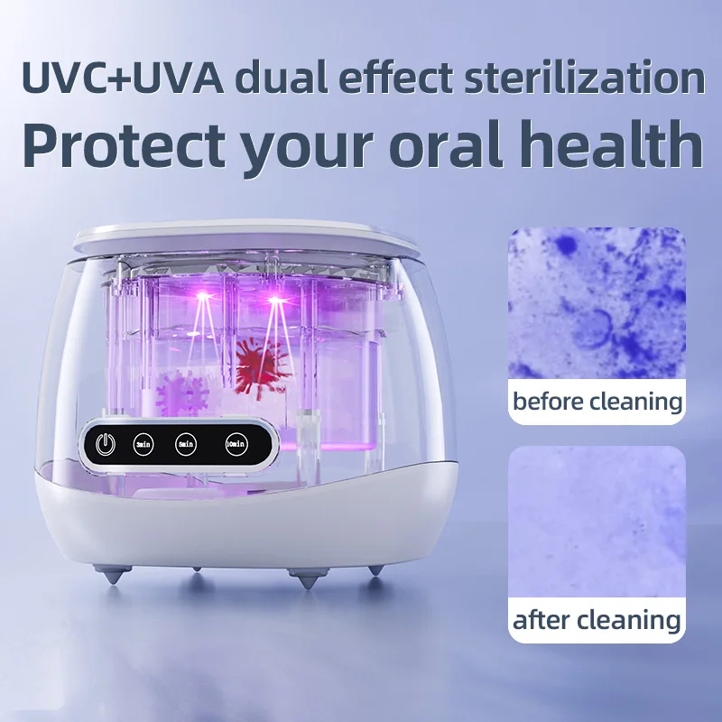 휴대용 48KHZ 초음파 틀니 세척기 UV 살균기 리테 - Herbal Tincture 리뷰 및 가격