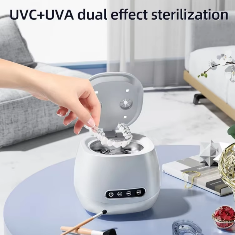 휴대용 48KHZ 초음파 틀니 세척기 UV 살균기 리테 - Herbal Tincture 리뷰 및 가격