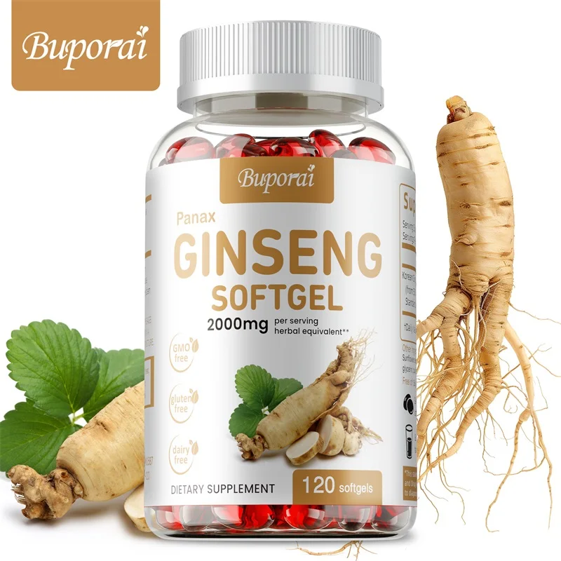 붉은 파낙스 인삼 캡슐 - 면역력, 에너지, 피로 및  - Ginger Tea 리뷰 및 가격