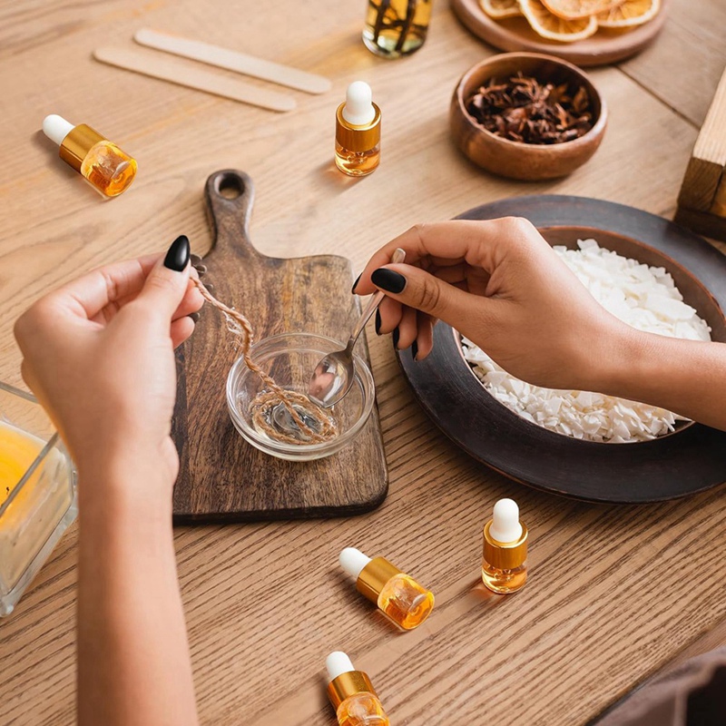 100Pcs 미니 유리 스포이드 병 대량 투명 에센셜  - Essential Oils 리뷰 및 가격